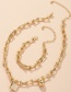 Fashion Necklace U-shaped Lock Small Lock Alloy Pendant Multi-layer Necklace Bracelet