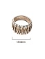 Fashion Ring Broadside Geometric Alloy Ring