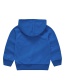 Fashion Royal Blue Hood 9 Round Neck Printed Loose Long-sleeved Childrens Sweater