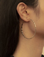 Fashion Golden Geometric Triangle Alloy Hollow Earrings Set