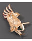 Fashion Parrot Alloy Dripping Parrot Brooch
