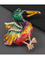 Fashion Cormorant Alloy Oil-studded Cormorant And Wild Duck Brooch