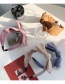 Fashion Pink Fabric Handmade Big Bow Knotted Wide-brim Hair Band