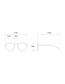 Fashion Real White And Gray Large Square Frame Resin Sunglasses
