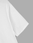 Fashion White (male) Animal Print Short Sleeve T-shirt
