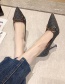 Fashion Khaki Stiletto Pointed Rivet High Heels