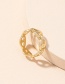 Fashion Golden Chain Alloy Hollow Ring