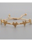 Fashion Golden Rice Beads Hand-woven Love Beaded Bracelet