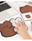 Fashion Modeling Mouse Pad-pudding Dog Bear Desktop Non-slip Padded Mouse Pad