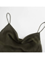 Fashion Armygreen Sling Bag Buckle Underwear Dress