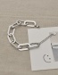 Fashion Bracelet Thick Chain Oval Geometric Stainless Steel Bracelet