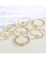 Fashion Pointed Tail Snake Snake-shaped Gold-plated Copper Open Bracelet With Diamonds