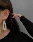Fashion Drop Shape Drop Shaped Pearl Hollow Long Geometric Earrings