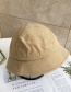 Fashion Khaki Small Cross-line Corduroy Fisherman Hat