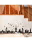 Fashion L-57*90cm Tower Dubai Sailing City Silhouette Living Room Bedroom Wall Sticker