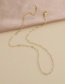 Fashion Golden Copper Hollow Heart Necklace