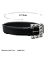 Fashion Chain Semicircle Suede Geometric Diamond-studded Alloy Belt