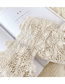Fashion Flower Net White Cotton Openwork Long Scarf