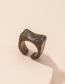 Fashion Amber Acrylic Geometric Open Ring