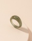 Fashion Jade Green Irregular Acrylic Ring
