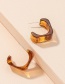 Fashion Amber Geometric Acrylic Resin Earrings