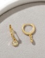 Fashion Gold Color Drop-shaped Diamond Shaped Earrings