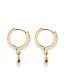 Fashion Gold Color Drop-shaped Diamond Shaped Earrings