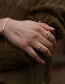Fashion Number 8 Ultra-fine Chain Hollow Geometric Alloy Ring