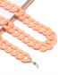 Fashion Orange Acrylic Chain Frosted Glasses Chain