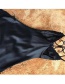 Fashion Black Oversized Lace Nightdress