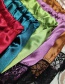 Fashion Copper Two-piece Silk Sling Lace Underwear Nightdress