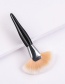 Fashion Pregnant Belly Black Single Nylon Brush With Wooden Handle
