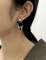 Fashion Green Alloy Diamond Geometric Earrings