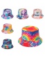 Fashion Tie Dye 11 3d Printed Tie-dye Double-sided Fisherman Hat