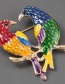 A Pair Of Birds A Pair Of Alloy Bird Brooches