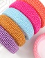 Fashion Color Pure Color Imitation Pearl Wide Side Sponge Beaded Headband