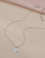 Fashion Silver Color Copper Inlaid Zircon Cross Necklace