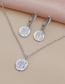 Fashion Silver Color Copper Inlaid Zircon Cross Necklace