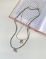 Fashion One Set (can Be Split) Multilayer Necklace With Love Digital Pendant