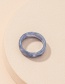 Fashion Blue Acrylic Round Ring