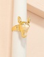 Fashion Golden Color Zodiac Horse Alloy Men S Ring