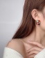 Fashion Color Mixing Diamond-studded Geometric Alloy Earrings