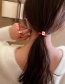 Fashion Red Hair Text Mahjong Fa Cai Alloy Hair Rope