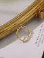 Fashion Number 7 Thin Chain Alloy Hollow Ring