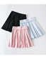 Fashion Black Reverse Loose Pleated A-line Skirt