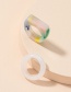Fashion Colorful Acrylic Ring Set