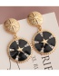 Fashion Five-pointed Star Coin Drop Oil Star Moon Earrings