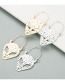 Fashion Silver Color Alloy Animal Fox-shaped Earrings