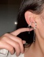 Fashion Asymmetric Ear Bone Clip Asymmetrical Ear Clip With Pearl Chain