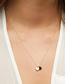 Fashion Steel Color-3 Pieces Stainless Steel 6mm Round Pendant Necklace
